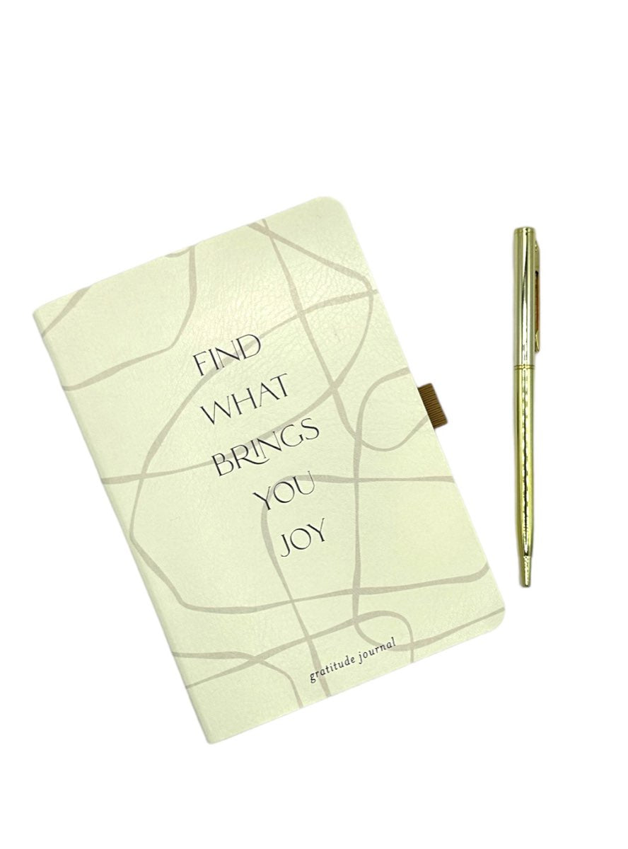 Find What Brings You Joy Journal with Pen - Reinvent Your Hustle